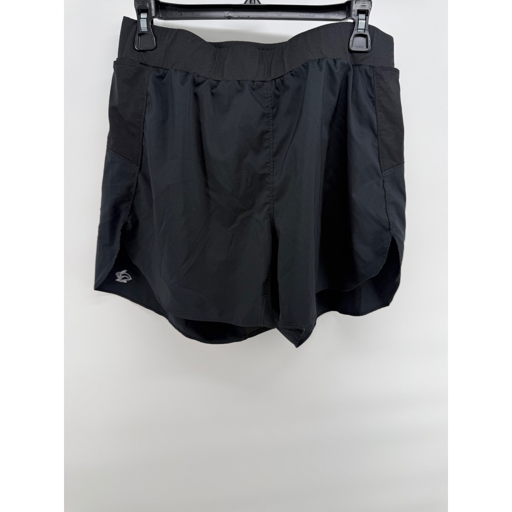 Rabbit Running Shorts Mens Large Black Athletic Performance Training Gym L
